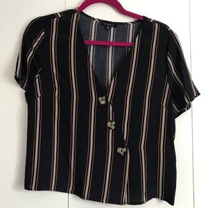 Dynamite striped blouse